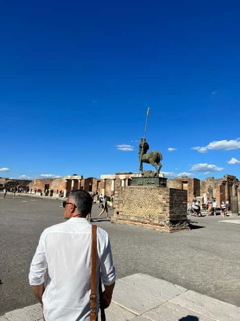 Pompeii and Vesuvius Cellars: Tour with Pick-Up in Positano - Walking comfort and the “photo within the park” advantage
