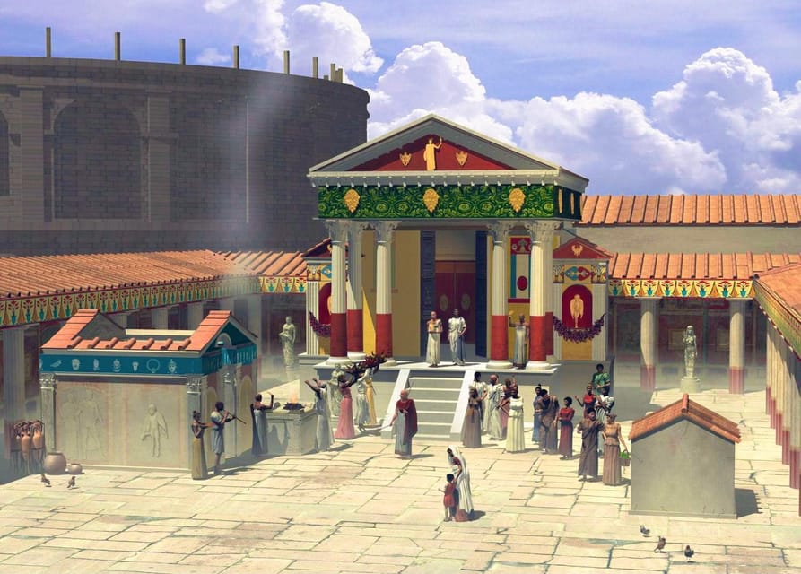 Pompeii: AR Glasses Augmented Reality Tour - Where the tour starts: Coffee Shop Vittoria at Piazza Esedra