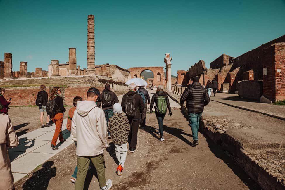 Pompeii Small Group Tour with transportation from Naples - What to Bring and How to Be Comfortable on Uneven Ground