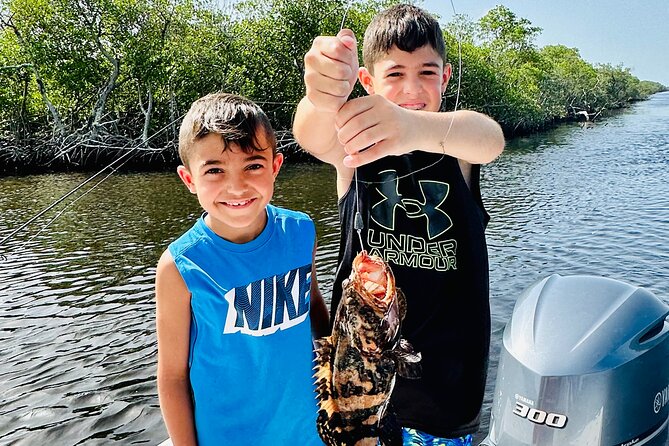 Private 2 Hour Kids and Family Fishing Marco Island, FL - Wildlife on the water: dolphins, birds, and the thrill factor without the pressure