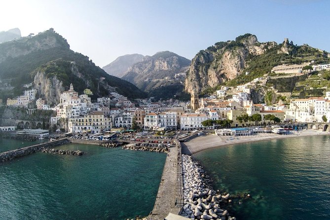 Private full day tour Amalfi Coast - Sorrento first: Torquato Tasso, wood inlay, and limoncello