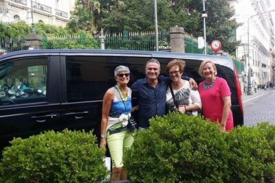 Private Transfer from Naples to Pompeii or vice versa. - The Ride Comfort Kit: WiFi, Bottled Water, and Air Conditioning