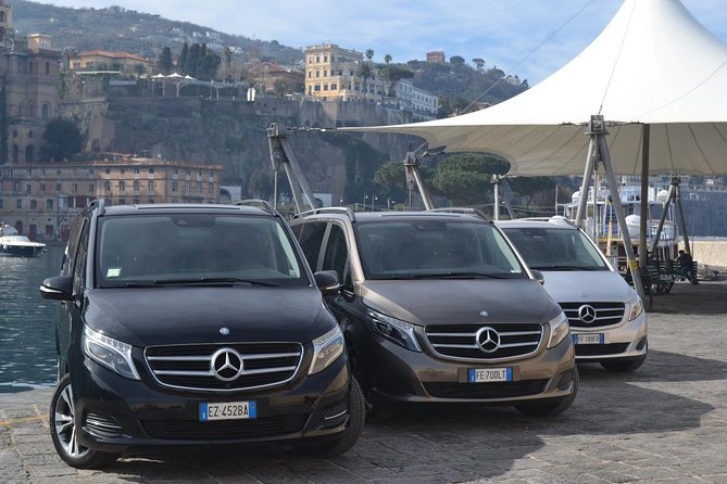 Private Transfer: Naples Hotel, Airport,Train Station to Sorrento - Inside the vehicle: Mercedes comfort, plus practical bag help