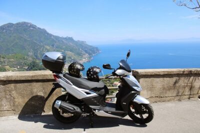 Scooter rental on the Amalfi Coast - Helmet, comfort, and the GoPro bonus that actually helps