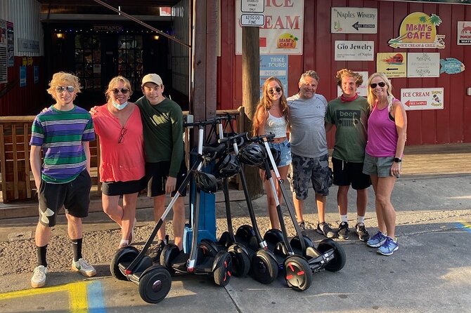 Segway Tour of Naples Florida - Segway-Style Vehicles, Helmets, and the Expectation Check