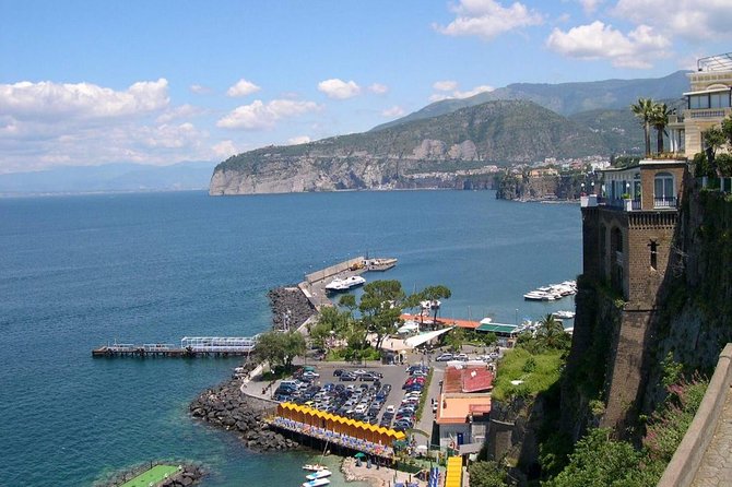 Shore Sorrento, Positano, and Pompeii - Sorrento’s historic core and a limoncello-style stop