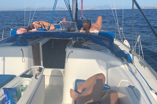 Sorrento Coast Sailing Experience. All Inclusive Sea Adventure - The food setup: brunch on deck that’s actually included