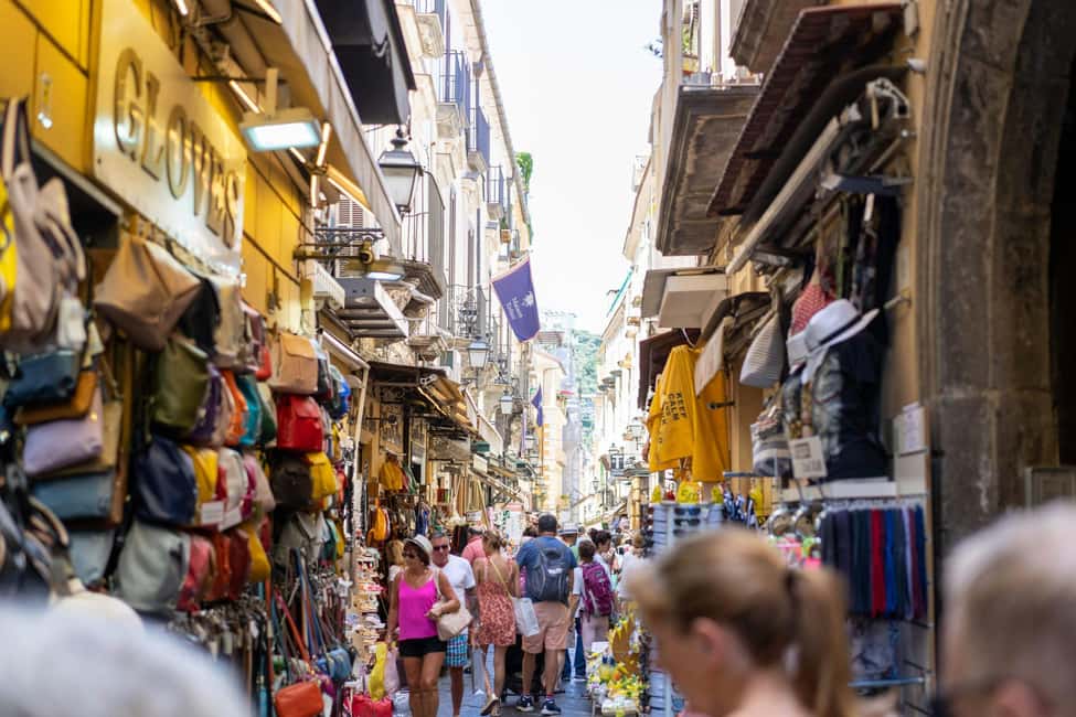 SORRENTO POSITANO AMALFI: PRESTIGE TOUR FROM NAPLES - Stop 1: Sorrento’s guided wander (about 1.5 hours)