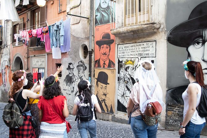 Spanish Quarter of Neaples StreetArt & Traditions, with coffee and babà - Chiesa di Sant’Anna di Palazzo mural: Eleonora Pimentel de Fonseca