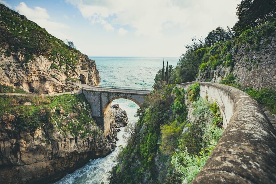 Top Amalfi city sights private walking tour - The main square and Fontana di Sant’Andrea: your first big “wow”