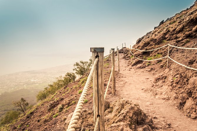 Tour on Vesuvius with wine tasting - Crater rim time: free hiking plus a guide through Vesuvius National Park
