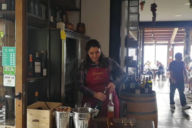 Wine & Food Tour at the Vesuvius Winery - Getting there in comfort: onboard WiFi, bottled water, and parking handled